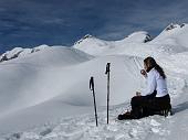 Salita invernale dalla Malga Polzone (1570 m.) al Passo del Pizzo di Petto (2200 m.) merc. 27 gennaio 2010 - FOTOGALLERY